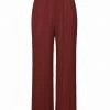 Pleats Please Wide Leg Bordeaux Pants