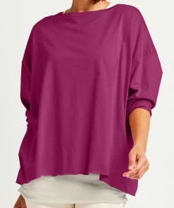 PLANET Tops Boxy Basic Tee One Size