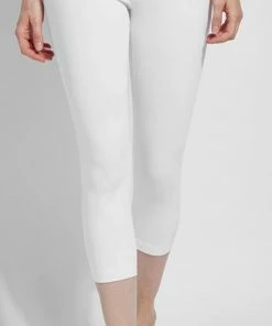 Lyssé White Denim Capri Lysse