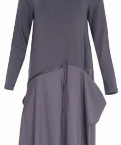 Naya Dresses Jersey Dress Zip Trim