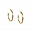 Marlyn Schiff Accessories 1 5/8" Hollow Post Hoops