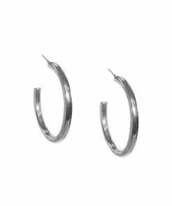 Marlyn Schiff Accessories 1 5/8" Hollow Post Hoops
