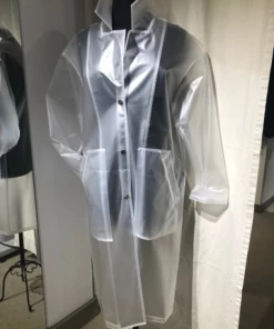Betsy Jenney French Translucent Rain Coat