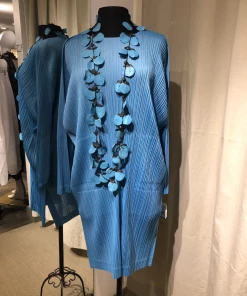 Pleats Please Dresses Blue Dress