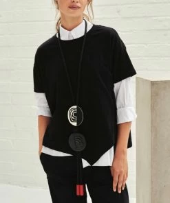 Naya Asymetrical Hem Tee Tops