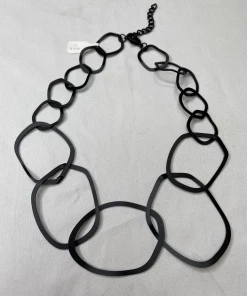 Escape From Paris Metal Rings Necklace