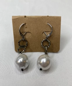 Escape From Paris Dangling Pearl Earrings