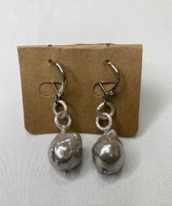 Escape From Paris Dangling Pearl Earrings