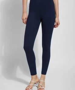 Lyssé Navy Ponte Leggings Pants