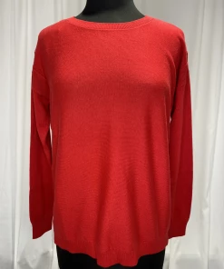 Elliot Lauren Sweaters Red Cotton Sweater