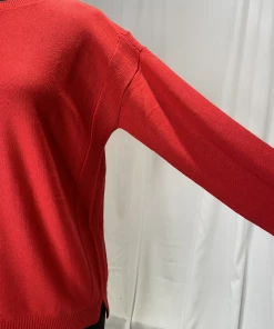 Elliot Lauren Sweaters Red Cotton Sweater