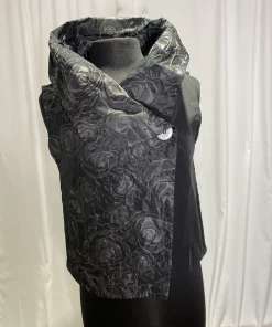 Ever Sassy Vests Textured Floral Vest