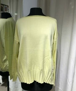 Planet Sweaters Pima Cotton Boatneck Rib Sweater