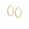 Marlyn Schiff Metal Beaded Ball Hoop Accessories