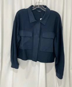 Baci Jackets Navy Pocket Jacket