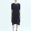 Pleats Please Dresses Black Mellow Dress