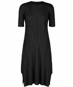 Pleats Please Dresses Black Mellow Dress
