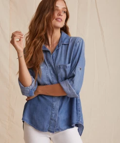 Bella Dahl Tops Split Back Button Down