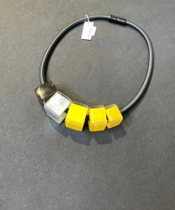 Zsiska Lucite Yellow Chocker Accessories
