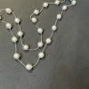 Zsiska Long Resin Pearl Necklace
