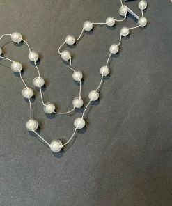 Zsiska Long Resin Pearl Necklace