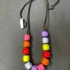 Zsiska Rainbow Lucite Necklace Accessories