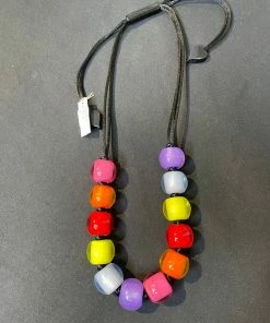 Zsiska Rainbow Lucite Necklace Accessories