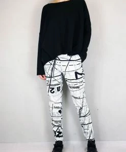 STUDIO RUNDHOLZ Black Print Trousers