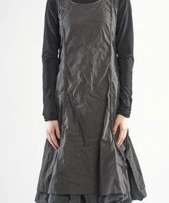 STUDIO RUNDHOLZ Sleeveless Peplum Hem Dress