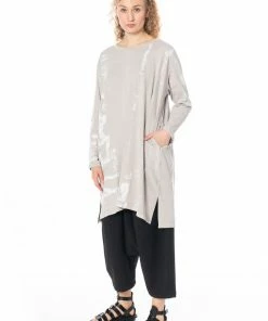 MOYURU Dresses Taupe Print Dress