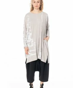 MOYURU Dresses Taupe Print Dress