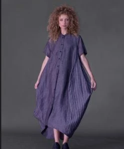 AMMA Stone Linen Dress