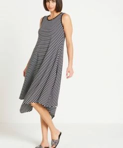 Planet Dresses Stripe Hanky Dress