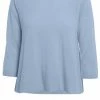 MINNIE ROSE Tops Cotton Cashmere 3/4 Sleeve Crew