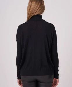 REPEAT CASHMERE Super Fine Knit Cashmere Turtleneck Blend