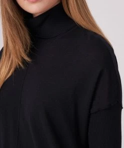 REPEAT CASHMERE Super Fine Knit Cashmere Turtleneck Blend