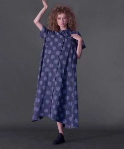 AMMA Blue Dots Dress