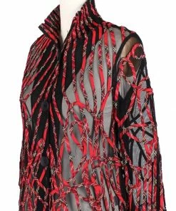 DAMEE Plaid Soutache Jacket