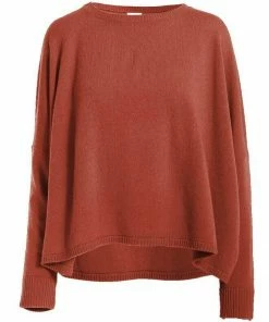 MINNIE ROSE Cropped Longsleeve Boyfriend Cashmere Sweaters
