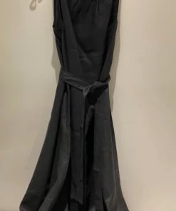 AMMA Black Linen Dress