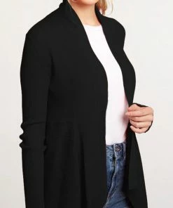 AUTUMN CASHMERE Rib Drape Cardigan 9 AUTUMN CASHMERE Rib Drape Cardigan