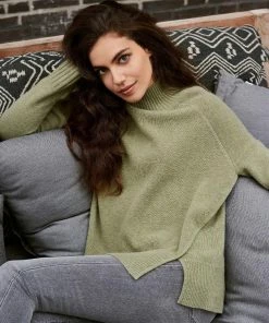 REPEAT CASHMERE Sweaters Wasabi Merino Wool Sweater