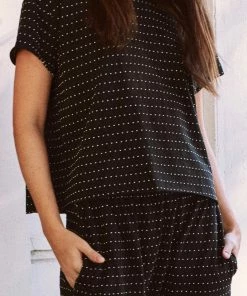 THE GREAT Swiss Dot Crop Tee Tops 10 THE GREAT Swiss Dot Crop Tee Tops