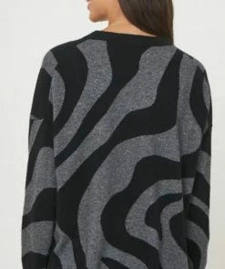 REPEAT CASHMERE Sweaters Gray & Black Cashmere Sweater