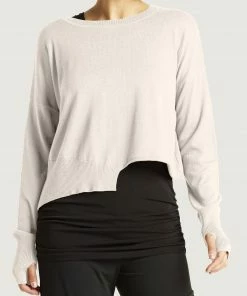 Planet Pima Cotton Mini Knit Crewneck Sweater Sweaters