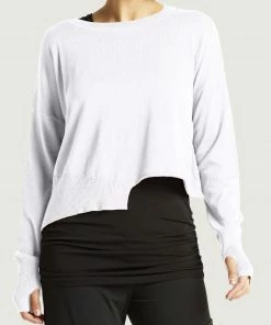 Planet Pima Cotton Mini Knit Crewneck Sweater Sweaters