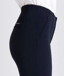 Mac Jeans Anna Zip Pants Navy 5 Mac Jeans Anna Zip Pants Navy
