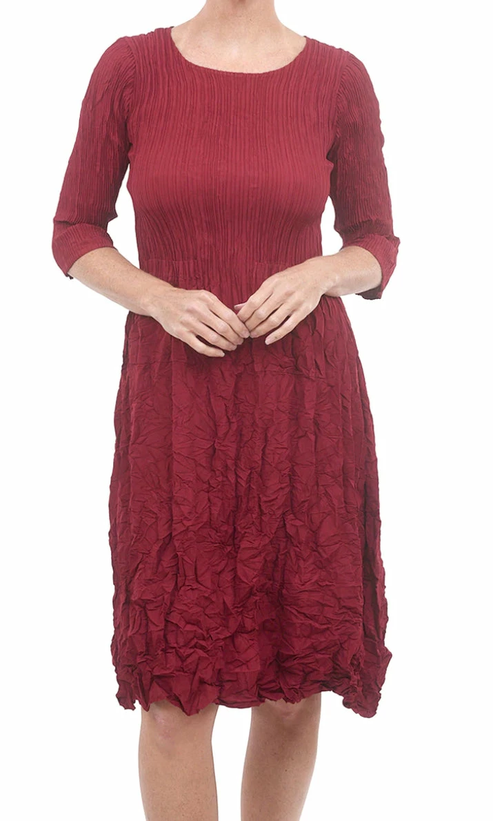 Alquema 3/4 Sleeve Smash Pocket Dress Dresses 12 Alquema 3/4 Sleeve Smash Pocket Dress Dresses