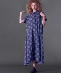 AMMA Blue Dots Dress