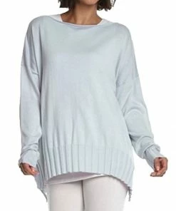 Planet Sweaters Pima Cotton Boatneck Rib Sweater